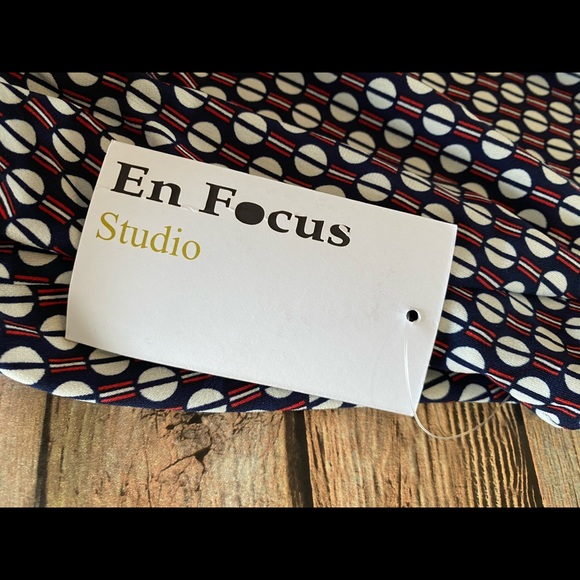 Enfocus Studio Print Sleeveless Jumpsuit Sz 14 NEW - Picture 5 of 9